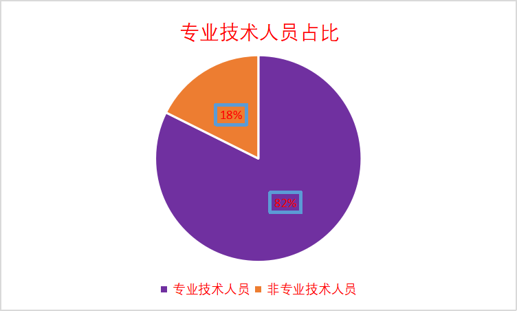 专业技术人员占比