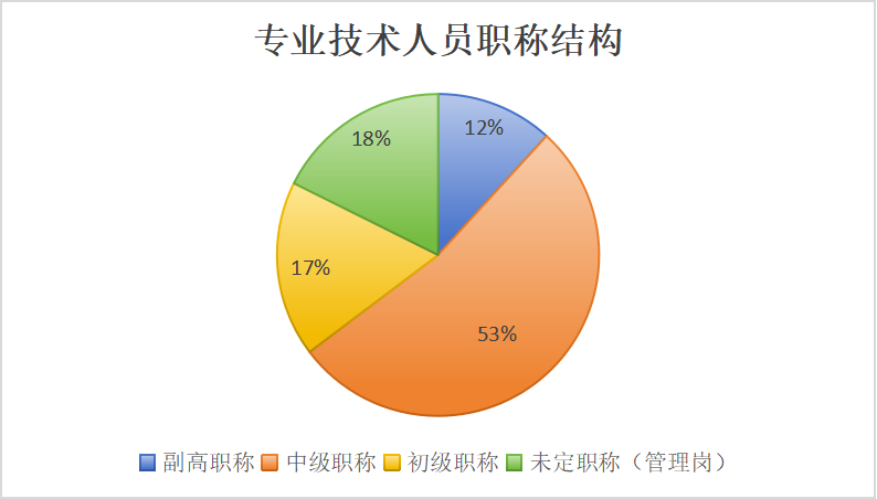 专业技术人员职称结构